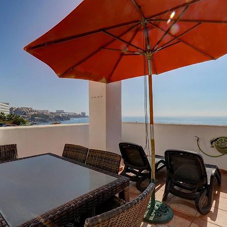 082 - Stunning Sea Views Beachfront Apartment ベナルマデナ エクステリア 写真